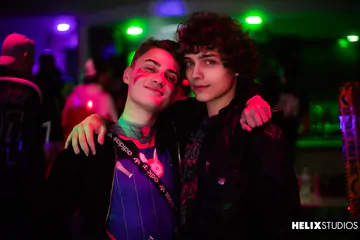 Curly haired boy gets fucked