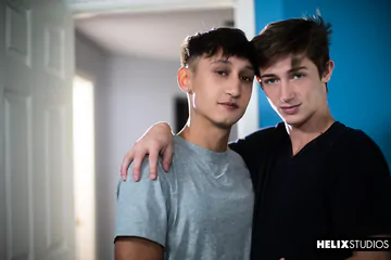 Boys with shaved dicks having sex