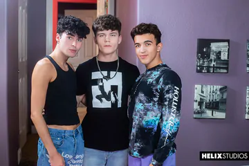 Three boys from Helix Studios