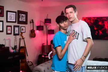 Brown twink gets his butt banged