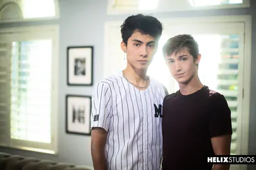 Skinny gay boys having sex