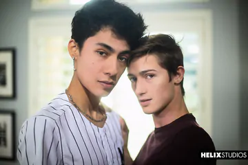 Skinny gay boys having sex