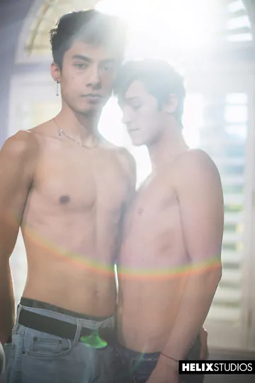 Skinny gay boys having sex