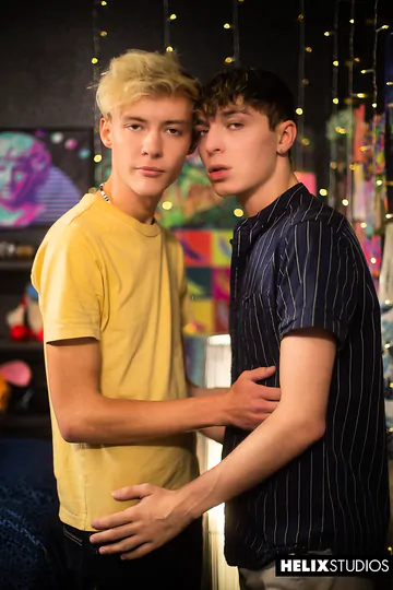 Skinny boys having sex