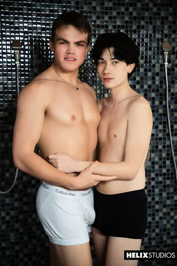 Boys fucking in the shower