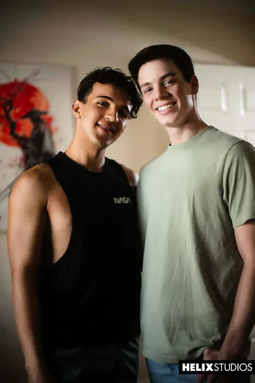 Pale boy fucking brown ass