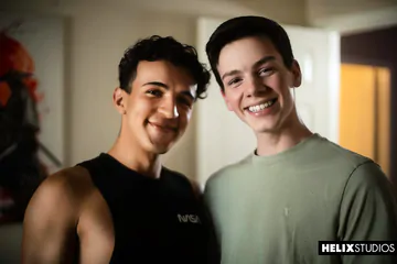 Pale boy fucking brown ass