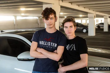 Sexy gay twinks having sex