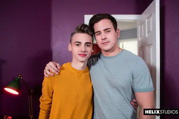 Cute gay boy getting boned