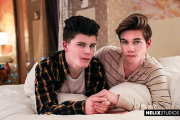 Sexy boy getting big cock fucked