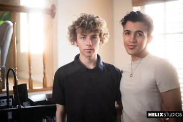 Boys with curly hair fucking