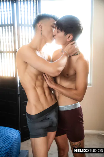 Boys with shaved dicks having sex