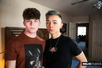 Asian twink fucking Silas Brooks
