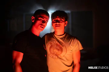 Seth Peterson and Zach Letoa