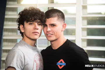 Seth Peterson and Zach Letoa