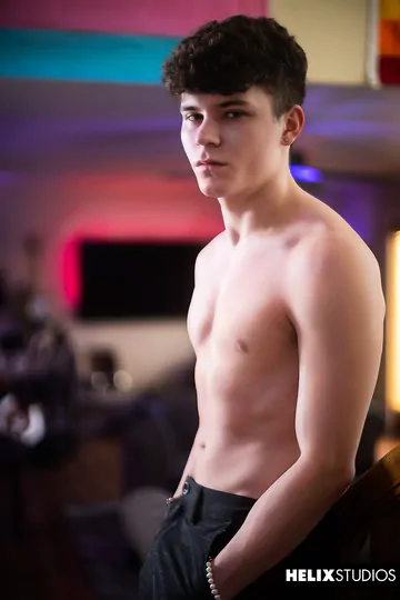 Silas Brooks showing his big cock