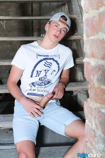 Gay boys in a shed fucking