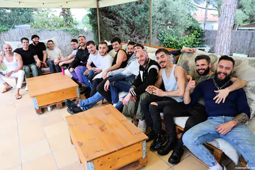 Trailer park guys having an orgy