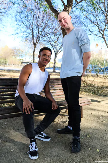 Black boy getting big white dick