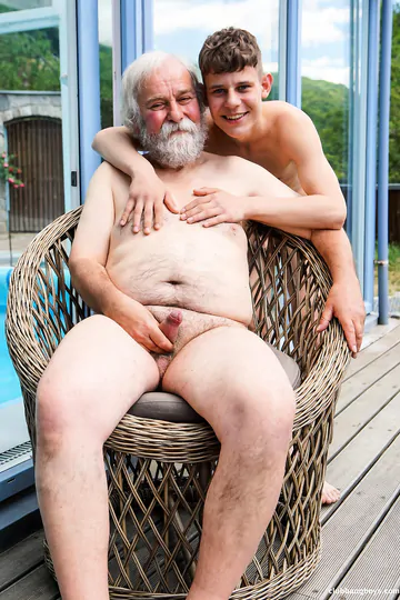 Santa Claus getting young cock