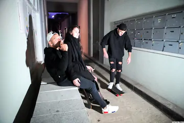 Mixed people having group sex