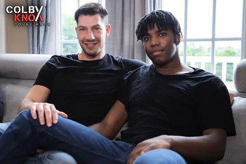 Black guy gets cock in the ass