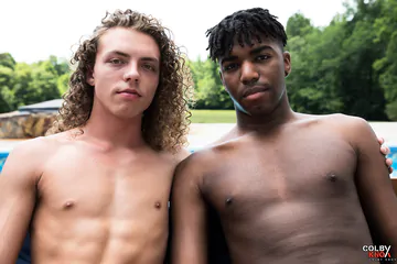 Boy getting big black cock