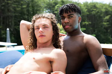 Boy getting big black cock