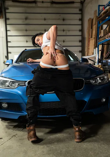 Sexy boy gets fucked in a garage