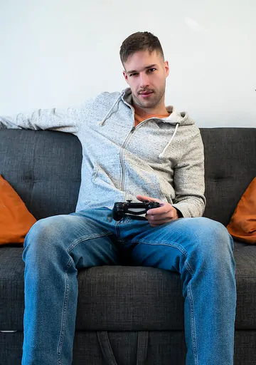 Asian boy getting big white cock