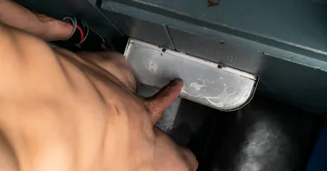 Hunky Latino guy having a wank