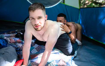 Porn stars fucking in a tent
