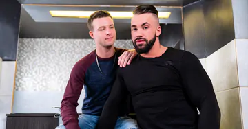 Men in a restroom fucking