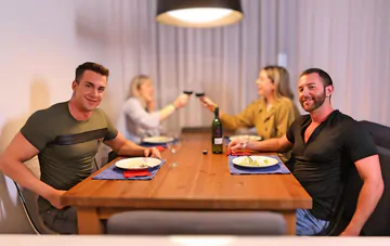 Muscular guys sucking and fucking