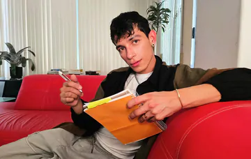 Latin boy getting big fat cock