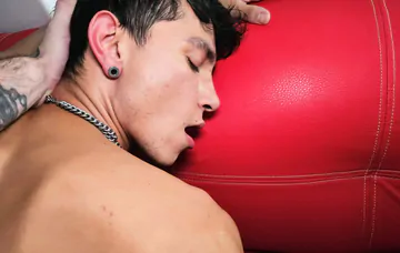 Latin boy getting big fat cock