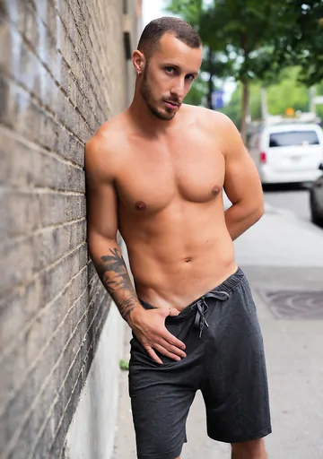 Horny gays fucking in the alley