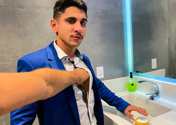 Latino getting huge cock fucked