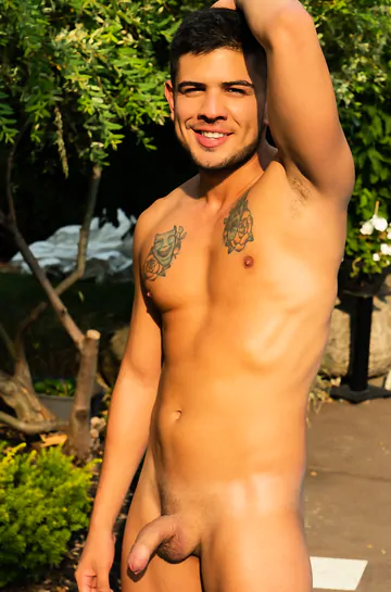 Gays fucking by the pool