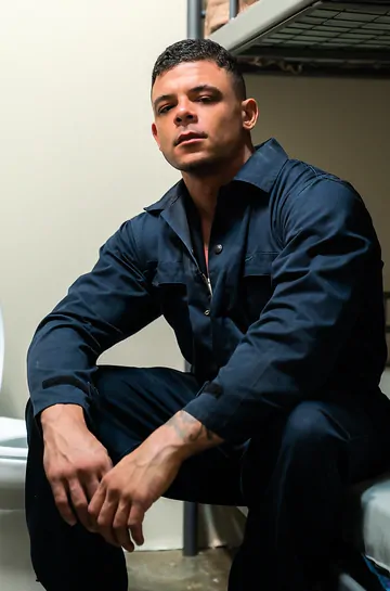 Cute boy gets fucked in prison