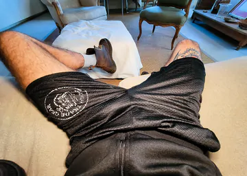 Bearded guy getting big cock