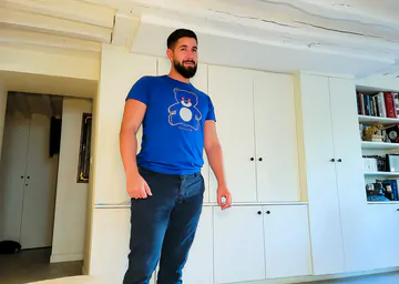 Bearded guy getting big cock