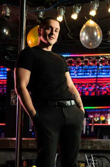 Guys at a nightclub fucking