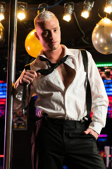 Guys at a nightclub fucking