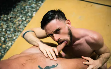 Porn stars in the garden