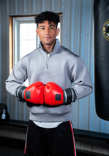 Muscular boxers having sex