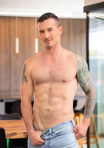 Guys in a kitchen fucking each other