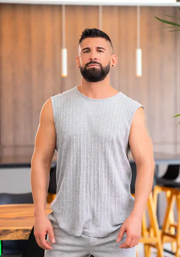 Guys in a kitchen fucking each other