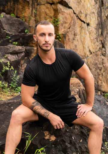 Beefy Latino fucking in a car