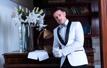 Guys in white suits fucking